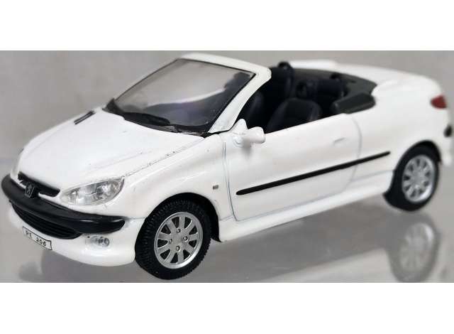 Pre-Order – Peugeot 206 Coupe Cabriolet, white 1:43 Oliex Model (OLIEX21670) – ETA. September 2026
