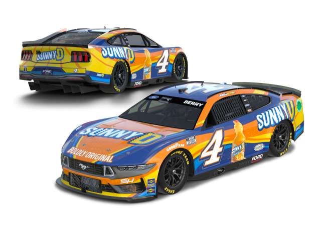 2024 Ford Mustang #4 Josh Berry *Sunny D* orange/blue 1:24 Action Racing Collectibles Model