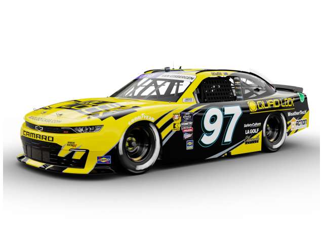 2024 Chevrolet #97 Shane van Gisbergen *Quad Lock.*, yellow/black 1:24 Action Racing Collectibles Model
