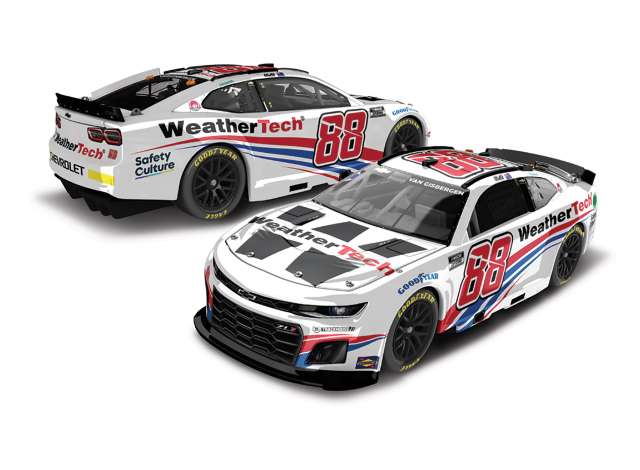 2025 Chevrolet #88 Shane Van Gisbergen *Weathertech*, white/blue/red 1:24 Action Racing Collectibles Model