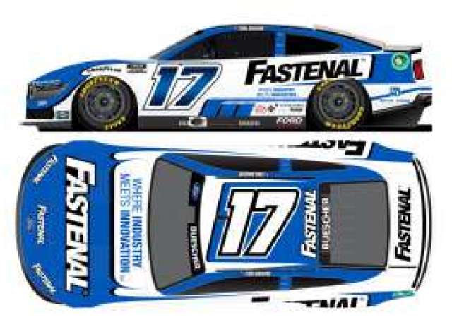 2025 Ford Mustang #17 Chris Buescher *Fastenal*, white/blue 1:24 Action Racing Collectibles Model