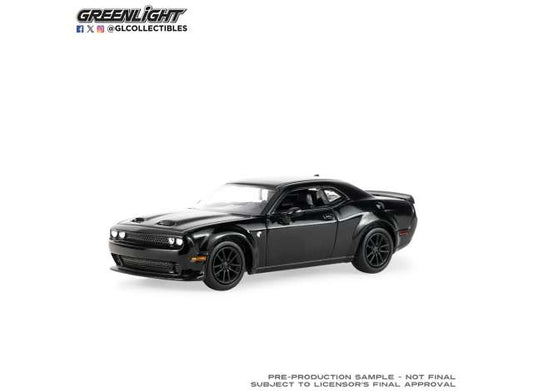 Pre-Order – 2023 Challenger SRT Hellcat Widebody *Showroom Floor Series 8*, black 1:64 GreenLight Model (gl68080B) – ETA. September 2026