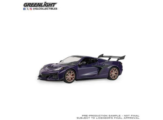 Pre-Order – 2025 Corvette ZR1 Convertible *Showroom Floor Series 8*, hysteria purple 1:64 GreenLight Model (gl68080F) – ETA. September 2026