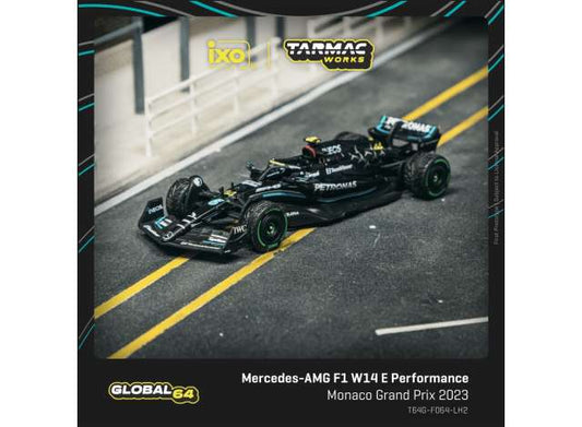 Pre-Order – 2023 Mercedes-AMG F1 W14 E Performance #44Monaco Grand Prix, black 1:64 Tarmac Model (TC-T64G-F064-LH2) – ETA. September 2026