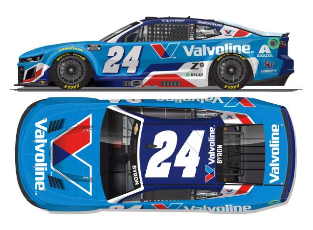 2025 Chevrolet #24 William Byron *Valvoline* blue/white/red 1:64 Action Racing Collectibles Model