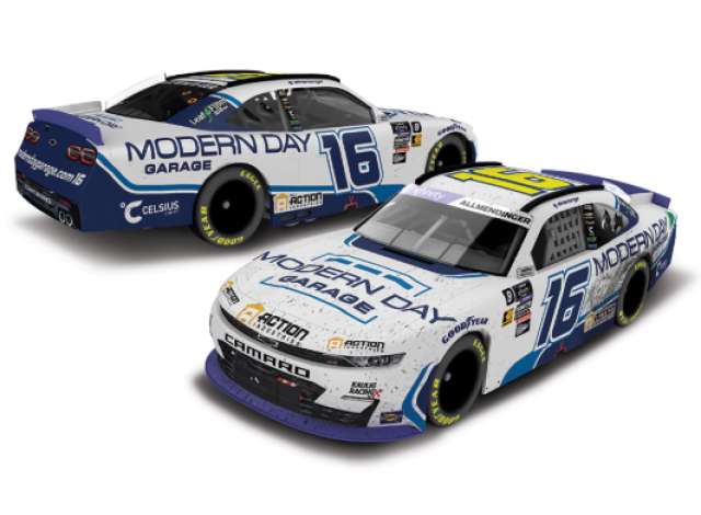 2024 Chevrolet #16 AJ Allmendinger *Modern Day Garage*, white/blue 1:64 Action Racing Collectibles Model