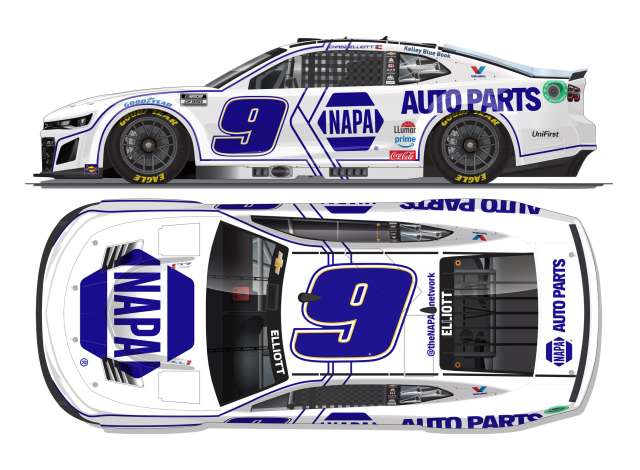 2025 Chevrolet #9 Chase Elliott *NAPA white*, white/blue 1:64 Action Racing Collectibles Model