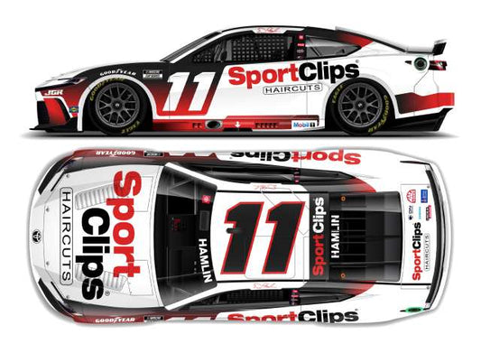 2025 Toyota Camry XSE #11 Denny Hamlin *Sport Clips*, white/red/black 1:64 Action Racing Collectibles Model