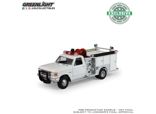 Pre-Order – 1988 Ford F-350 Mini Pumper Fire Truck, white 1:64 GreenLight Model (gl30581) – ETA. September 2026