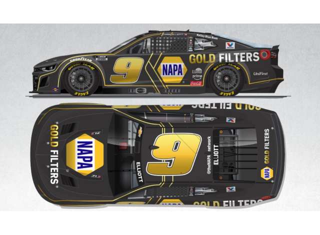 2025 Chevrolet #9 Napa Gold Filters *Chase Elliott*, various 1:24 Action Racing Collectibles Model