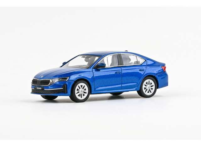 2024 Skoda Octavia IV FL, blue race metallic 1:43 Abrex Model
