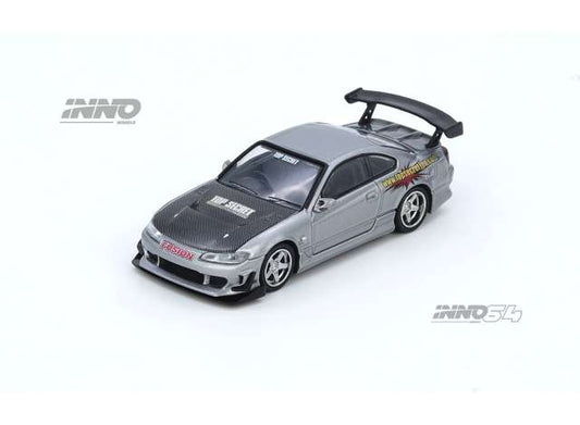 Pre-Order – Nissan Top Secret Silvia (S15), silver 1:64 Inno Models Model (in64-S15TS-SIL) – ETA. September 2026