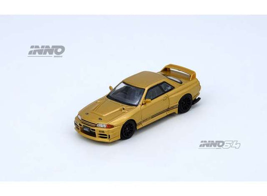 Pre-Order – Nissan Top Secret BNR32 GT-R (650R), gold 1:64 Inno Models Model (in64-R32TS-650R) – ETA. September 2026