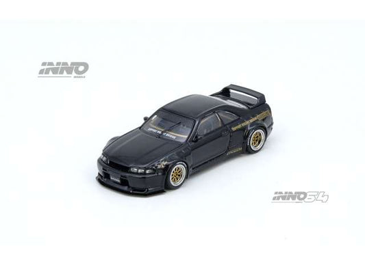 Pre-Order – Nissan Pandem GT-R (BCNR33), black 1:64 Inno Models Model (in64-R33P-BLA) – ETA. September 2026