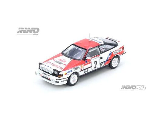 Pre-Order – Toyota Celica GT-Four (ST165) Winner Rally Monte Carlo 1991 C. Sainz / L. Moya, white/red 1:64 Inno Models Model (in64-ST165R-91MCW) – ETA. September 2026