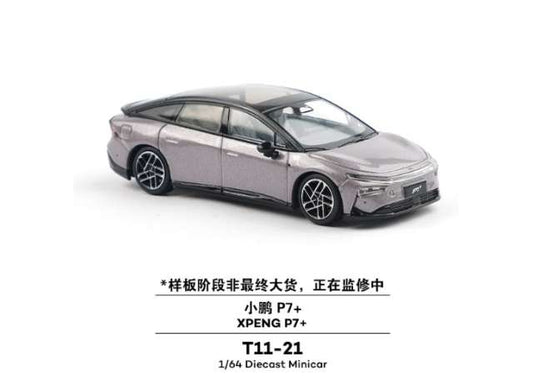 Pre-Order – Xpeng P7+, Metallic Grey 1:64 XCartoys Model (xcarT11-21) Stocks Due July/August 2026