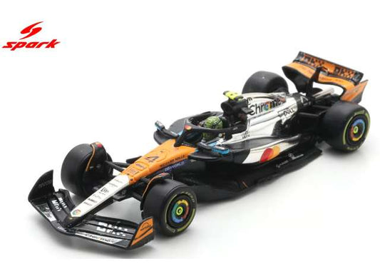 Pre-Order – 2025 McLaren MCL39 #4 Lando Norris Winner British GP, orange/white 1:64 Spark Model (spa64S080) – ETA. September 2026