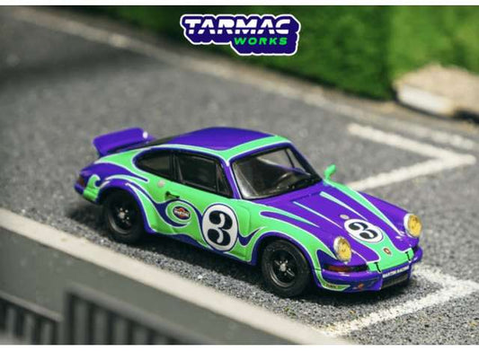 Pre-Order – Porsche 911 2.8 RSR #3 *Psychodelic*, purple/green 1:64 Tarmac Model (TC-T64S-023-PSY) – ETA. September 2026