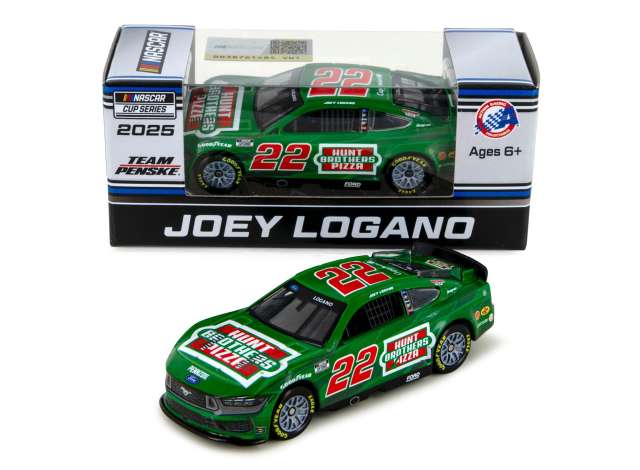 2025 Ford Mustang #22 Joey Logano *Hunt Brothers Pizza*, green 1:64 Action Racing Collectibles Model