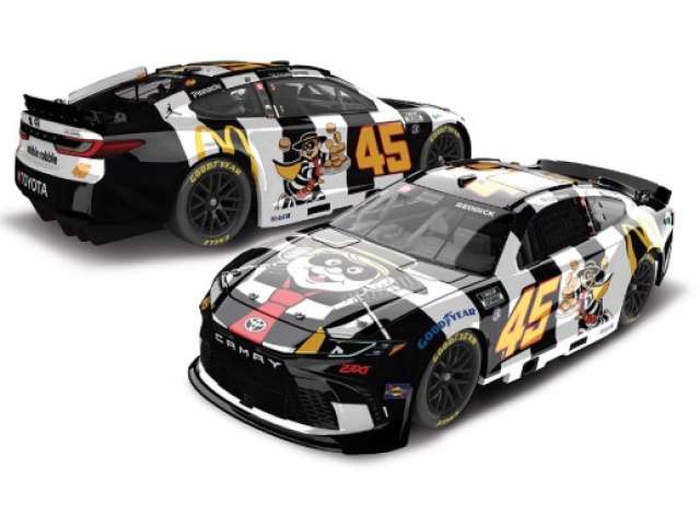 2024 Toyota Camry #45 Tyler Reddick *McDonald`s Hamburglar* black/white/orange 1:24 Action Racing Collectibles Model