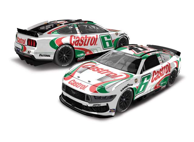 2024 Ford Mustang #6 Brad Keselowski *Castrol* white/red/green 1:24 Action Racing Collectibles Model