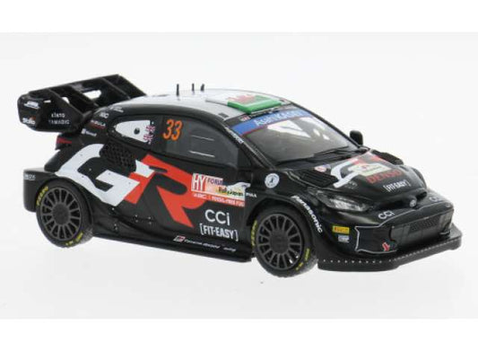 Pre-Order – 2024 Toyota Yaris Rallye 1, #33 E.Evans/ S.Martin, Rally Japan, various 1:43 IXO Models Model (ixoram965) – ETA. July/August 2026