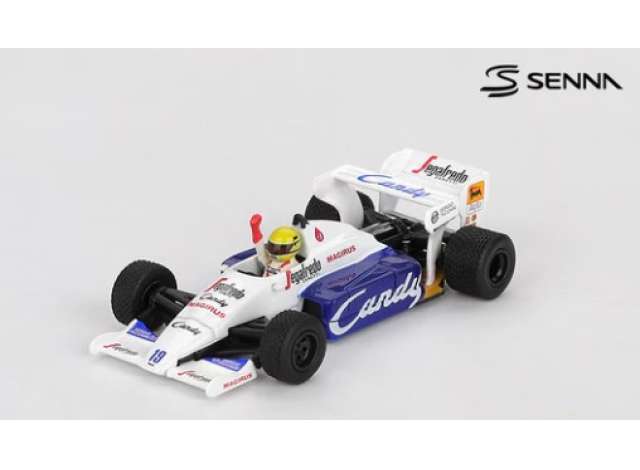 Pre-Order – 1984 Toleman TG184 #19 Ayrton Senna Monaco Grand Prix 2nd Place, white/blue 1:64 Mini GT Model (MGT01118) – ETA. September 2026