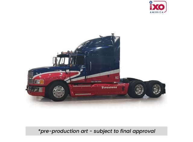 Pre-Order – 1990 Ford Aeromax, red/blue 1:64 IXO America Model (ixoU64TR015) – ETA. September 2026