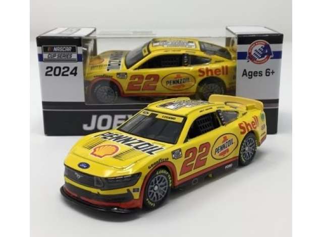 2024 Ford Mustang #22 Joey Logano *Pennzoil*, yellow/red 1:64 Action Racing Collectibles Model