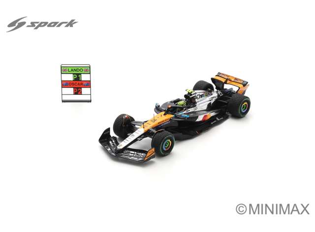 Pre-Order – 2025 McLaren MCL39 #4 Lando Norris McLaren Formula 1 Team Winner British GP, black/white/orange 1:43 Spark Model (spas9596) – ETA. September 2026