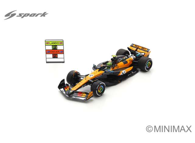 Pre-Order – 2025 McLaren MCL39 #4 Lando Norris McLaren Formula 1 Team Winner Monaco GP, orange/black 1:43 Spark Model (spas9622) – ETA. September 2026
