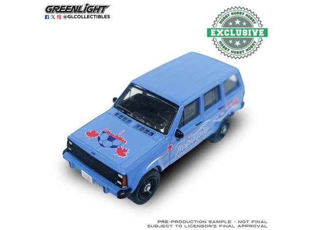 Pre-Order – 1998 Acura Integra Type R, Toronto Tribute *International Soccer Celebration 2026*, blue 1:64 GreenLight Model (gl30587F) – ETA. September 2026