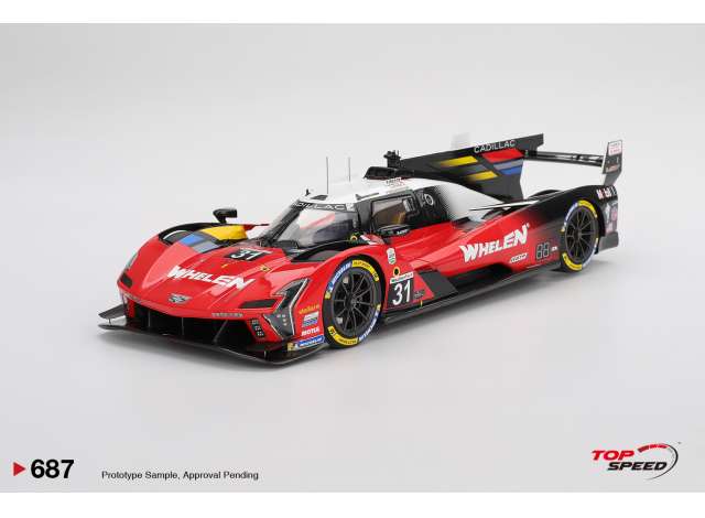 Pre-Order – 2025 Cadillac V-Series.R #31 CADILLAC WHELEN IMSA Daytona 24 Hrs, red 1:18 Top Speed Model (TS0687) – ETA. September 2026