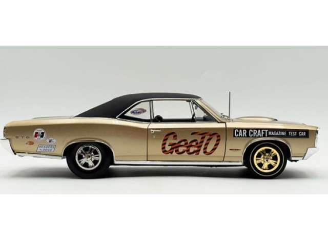 Pre-Order – 1966 Pontiac GTO  Car Craft Test Car, brown 1:18 Acme Diecast Model (acme1801228) – ETA. July/August 2026