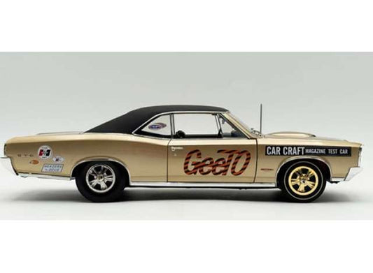 Pre-Order – 1966 Pontiac GTO  Car Craft Test Car, brown 1:18 Acme Diecast Model (acme1801228) – ETA. July/August 2026