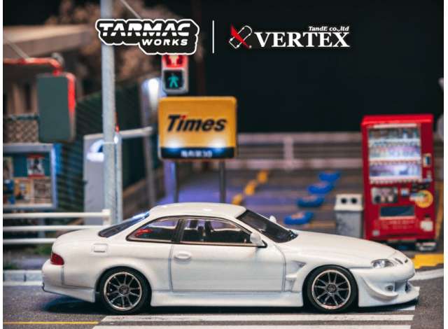 Pre-Order – Vertex Toyota Soarer JZZ30,white 1:64 Tarmac Model (TC-T64G-080-WH) – ETA. September 2026