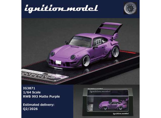 Pre-Order – RWB 993, matt purple 1:64 Ignition Model (IG3871) – ETA. July/August 2026