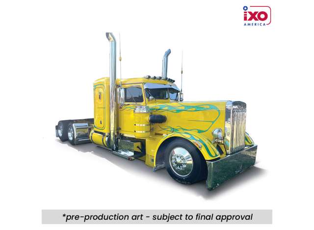 Pre-Order – 1952 Peterbilt 350, yellow with green flames 1:64 IXO America Model (ixoU64TR018) – ETA. September 2026