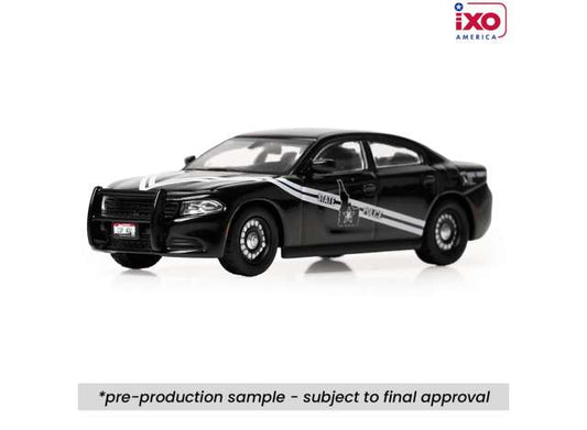 Pre-Order – 2023 Dodge Charger Pursuit *Idaho State Police*, black/white 1:64 IXO America Model (ixoIA64026) – ETA. September 2026