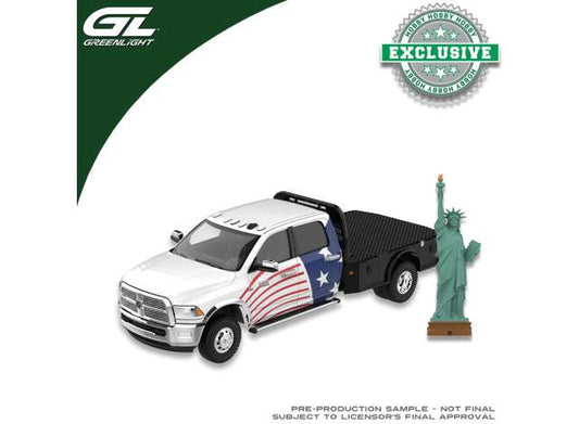Pre-Order – 1964 Chrysler 300k Convertible Embassy Gold with Medallion Accessory America 250 Edition, white/red/blue 1:64 GreenLight Model (gl30595) – ETA. September 2026