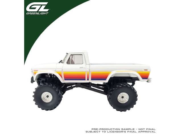 Pre-Order – 1977 Ford F-250 Free Wheeling Stripes Edition, white 1:43 GreenLight Model (gl86648) – ETA. September 2026