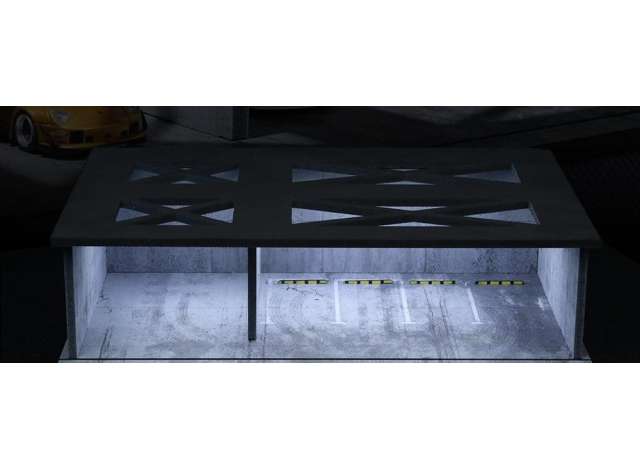 Pre-Order – Diorama *Underground parking lot with light 03* 1:64 Black Box Diorama Model (MO915003) – ETA. September 2026