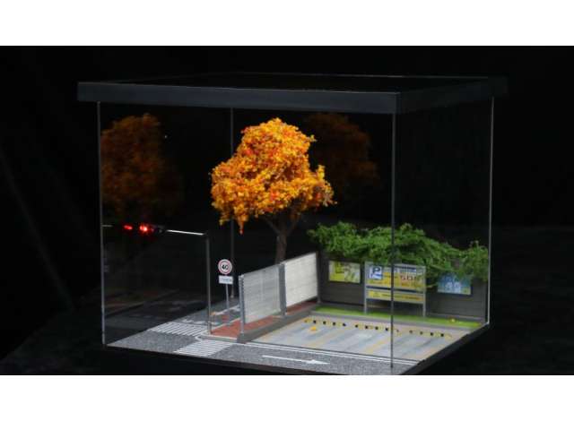 Pre-Order – Diorama *12 streetscape with light* 1:64 Black Box Diorama Model (MO960212) – ETA. September 2026