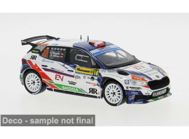 Pre-Order – 2023 Skoda Fabia Rally2 #10 S.Wagner/G.Winter, Rally WM, Barum Rally, various 1:43 IXO Models Model (ixoram949) – ETA. September 2026