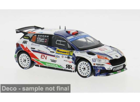 Pre-Order – 2023 Skoda Fabia Rally2 #10 S.Wagner/G.Winter, Rally WM, Barum Rally, various 1:43 IXO Models Model (ixoram949) – ETA. September 2026