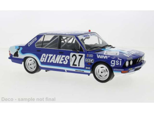 Pre-Order – 1982 BMW 528i (E28) #27, 24h Spa, blue/white 1:18 IXO Models Model (ixo18RMC183B) – ETA. September 2026