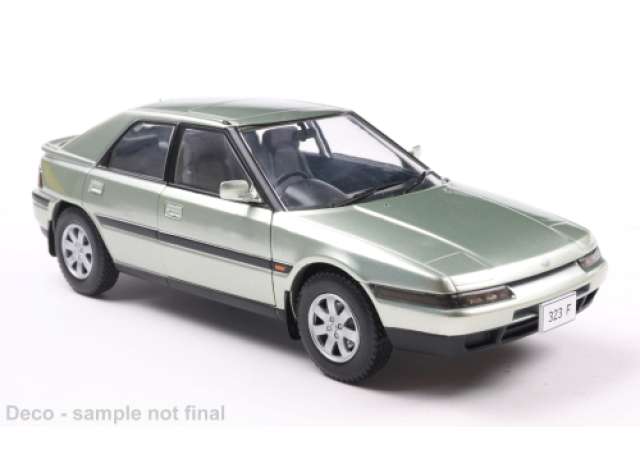 Pre-Order – 1989 Mazda 323 F, green 1:24 Whitebox Model (WB124259) – ETA. TBC