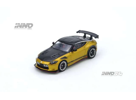 Pre-Order – Top Secret Fairlady Z (RZ34), gold 1:64 Inno Models Model (IN64-400ZTS-GOLD) – ETA. September 2026
