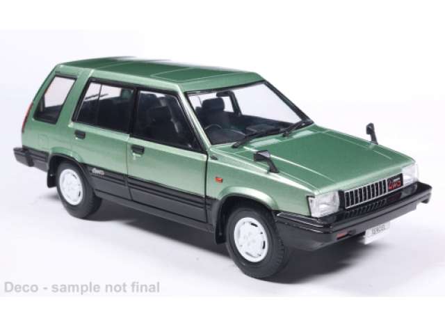 Pre-Order – 1982 Toyota Tercel, green 1:24 Whitebox Model (WB124272-O) – ETA. July/August 2026