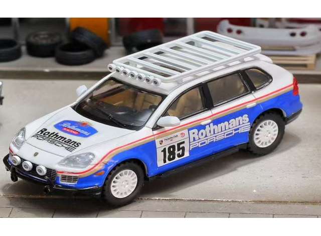 Pre-Order – Porsche Cayenne *Rothmans*, white/blue 1:64 Street Weapon Model (STW200) – ETA. July/August 2026